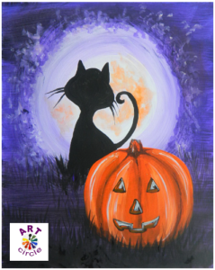 Art Circle - Cat & Pumpkin