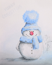 Art Circle - Happy Snowman