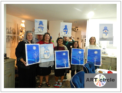 Art Circle Painting Party - Dec.11.21