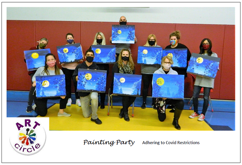 Art Circle Corporate Painting Party - Dec.4.20