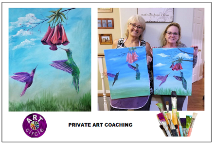 Art Circle - Private Coaching - Hummingbirds - 2020