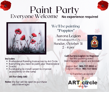 Art Circle Painting Party - Oct.31.21